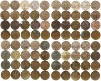 Polska, zestaw: 40 x 5 groszy, 1923–1939