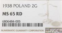 Polska, 2 grosze, 1938