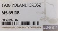 Polska, 1 grosz, 1938