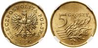 Polska, 5 groszy, 1990