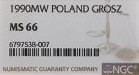 Polska, 1 grosz, 1990