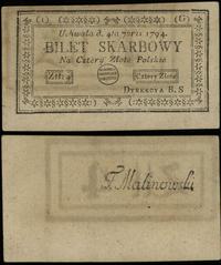 Polska, 4 złote polskie, 4.09.1794