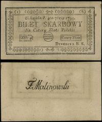 Polska, 4 złote polskie, 4.09.1794