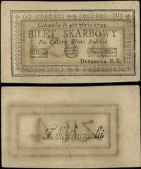 Polska, 4 złote polskie, 4.09.1794