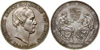 Niemcy, dwutalar pośmiertny = 3 1/2 guldena, 1854