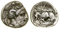 Grecja i posthellenistyczne, triobol, (ok. 350–300 pne)