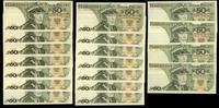 Polska, zestaw: 18 x 50 złotych, 1.12.1988