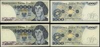 Polska, zestaw: 2 x 1.000 złotych, 1975–1979