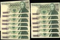 Polska, zestaw: 13 x 5.000 złotych, 1.06.1982