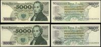 Polska, zestaw: 2 x 5.000 złotych, 1.06.1986