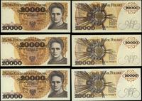 Polska, zestaw: 3 x 20.000 złotych, 1.02.1989
