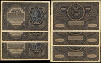 Polska, zestaw: 3 x 1.000 marek polskich, 23.08.1919