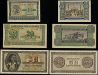 Grecja, zestaw 3 banknotów, 1940–1943
