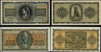 Grecja, zestaw: 5.000 drachm i 1.000 drachm, 19.07.1943 i 21.081942