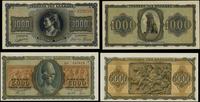 Grecja, zestaw: 5.000 drachm i 1.000 drachm, 19.07.1943 i 21.08.1942