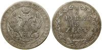 Polska, 3/4 rubla = 5 złotych, 1838 MW