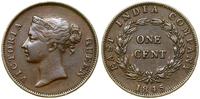 Straits Settlements, 1 cent, 1845
