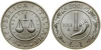 Włochy, 1 lir, 2001