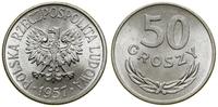 Polska, klaser z monetami polskimi z lat 1949–1972