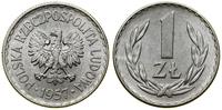 Polska, klaser z monetami polskimi z lat 1949–1972
