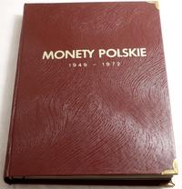 Polska, klaser z monetami polskimi z lat 1949–1972