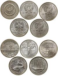 Polska, zestaw 5 x 2 złote, 1995
