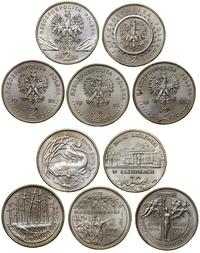 Polska, zestaw 5 x 2 złote, 1995