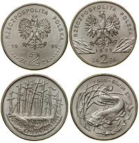 Polska, zestaw 2 x 2 złote, 1995