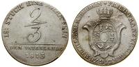 Niemcy, 2/3 talara (gulden), 1813