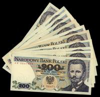 Polska, zestaw 179 banknotów, 1975–1988