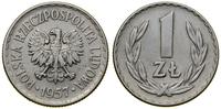 Polska, 1 złoty, 1957