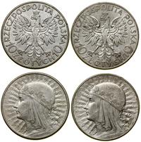 Polska, zestaw 2 x 10 złotych, 1932 (ze znakiem - Warszawa) i 1932 (bez