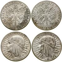 Polska, zestaw 2 x 10 złotych, 1932 (ze znakiem), 1933