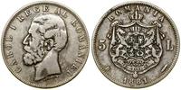 Rumunia, 5 lei, 1881 B