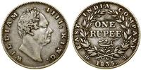 Indie, 1 rupia, 1835