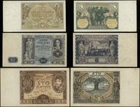 Polska, zestaw 3 banknotów, 1929-1934