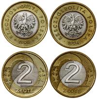 Polska, zestaw: 2 x 2 złote, 1994 i 1995