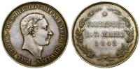 Niemcy, odbitka w srebrze pośmiertnej złotej 5-talarówki, 1842