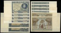 Polska, zestaw 6 banknotów, 1930/1931