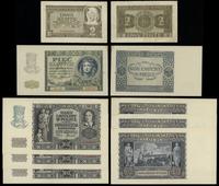 Polska, zestaw 5 banknotów, 1940/1941