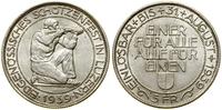 Szwajcaria, 5 franków, 1939 B
