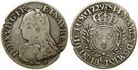 Francja, 1/5 ecu du Bearn aux 8L, 1729 C