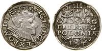 Polska, trojak, 1592