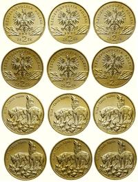 Polska, zestaw 6 x 2 złote, 1999