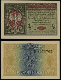 Polska, 1/2 marki polskiej, 9.12.1916