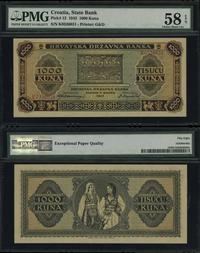 Chorwacja, 1.000 kun, 1.09.1943