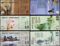 tereny Arktyki, zestaw 14 banknotów