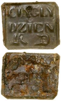 Polska, żeton za pracę z nieokreślonego dominium (K-D), XIX w.