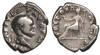 denar 71, Rzym, na rewersie siedząca Pax lub Fel