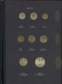 Polska, klaser z monetami polskimi z lat 1987–1990